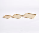 NAPA Home & Garden, DEZI SQUARE SERVING TRAYS, SET OF 3,N3DK35