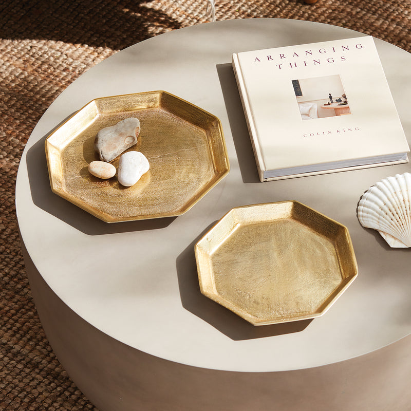NAPA Home & Garden, DEZI OCTAGONAL SERVING TRAYS, SET OF 2,N3DK36