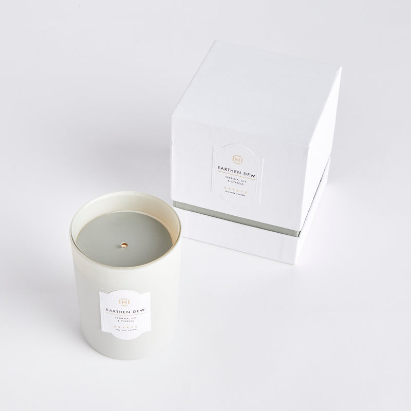 NAPA Home & Garden, ESTATE SOY WAX CANDLE EARTHEN DEW,N3EC04