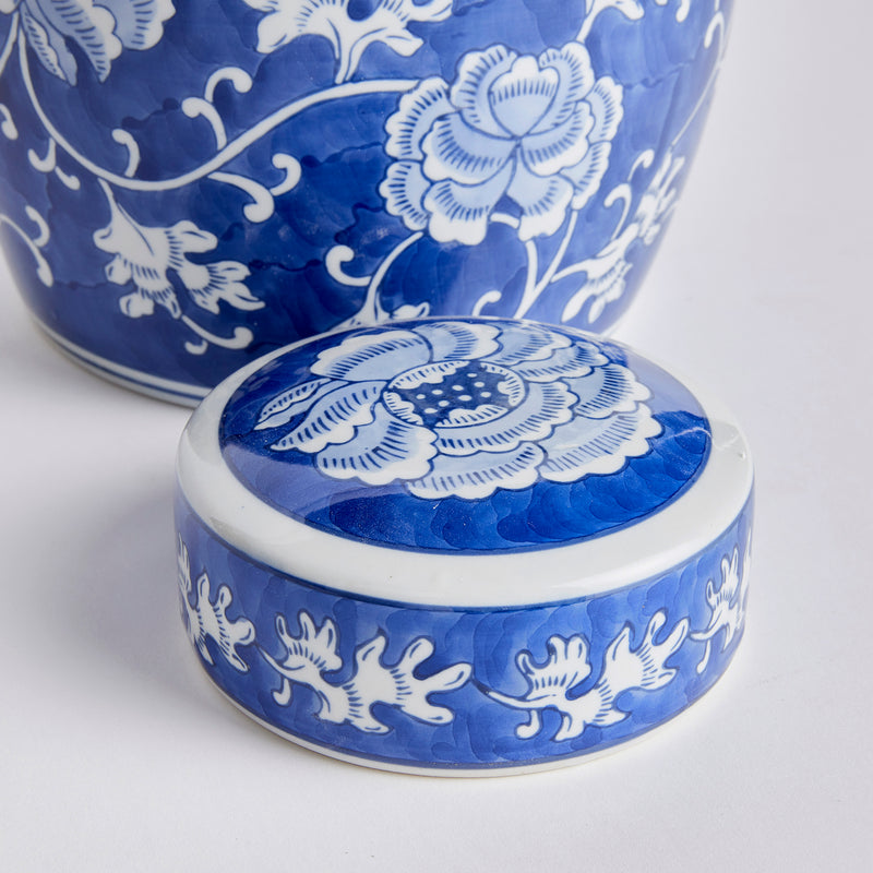 NAPA Home & Garden, BARCLAY BUTERA DYNASTY LOTUS LIDDED JAR,N3FG07