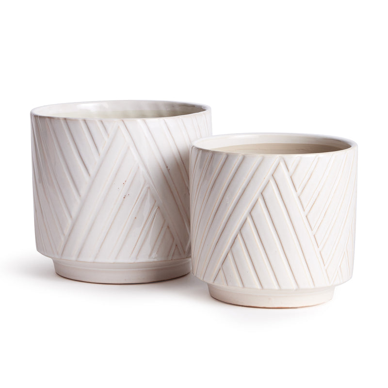 NAPA Home & Garden, ARCHER POTS, SET OF 2,N3FS01WH