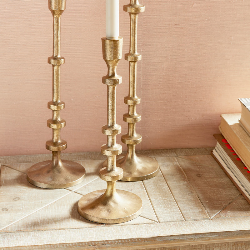 NAPA Home & Garden, ABACUS TAPER HOLDERS, SET OF 3,N3RB04GD