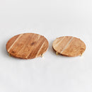 NAPA Home & Garden, CHERIE ROUND SERVING BOARDS, SET OF 2,N4ES03