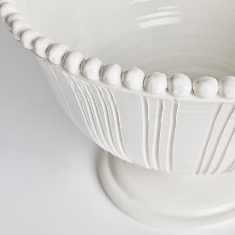 NAPA Home & Garden, PERLA DECORATIVE FOOTED BOWL,N4MP25