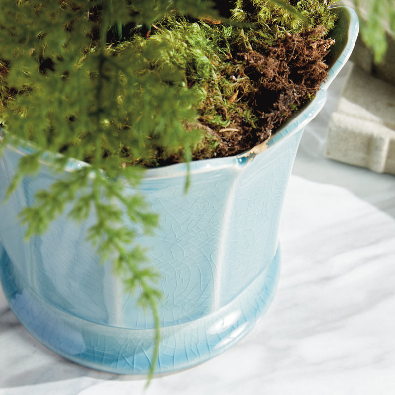 NAPA Home & Garden, MALINE FOOTED  POT LARGE,N4NG37