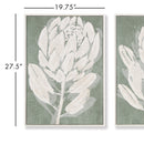 NAPA Home & Garden, PROTEA TRIPTYCH HAND-EMBELLISHED GICLEES, SET OF 3,N4NH18