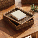 NAPA Home & Garden, BURMA RATTAN LIDDED LETTER BOX
