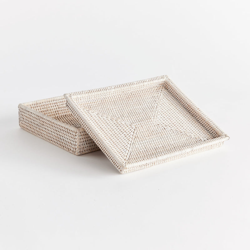 NAPA Home & Garden, BURMA RATTAN LIDDED LETTER BOX