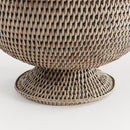 NAPA Home & Garden, BURMA RATTAN FOOTED CACHEPOT,N4TN05GY