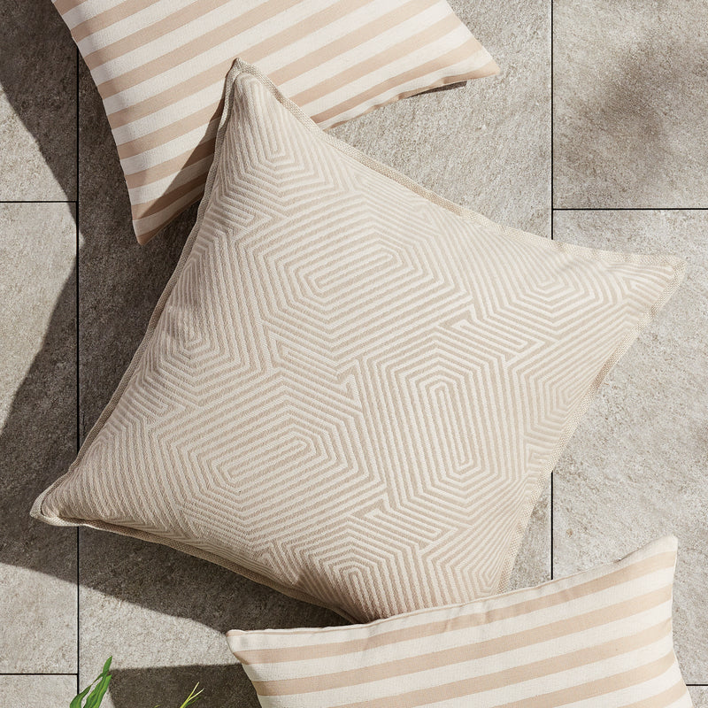 NAPA Home & Garden, GEO SQUARE INDOOR-OUTDOOR PILLOW 24",N4UM17