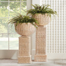 NAPA Home & Garden, CHARLESTON RATTAN PEDESTAL & EVREN VASE COLLECTION