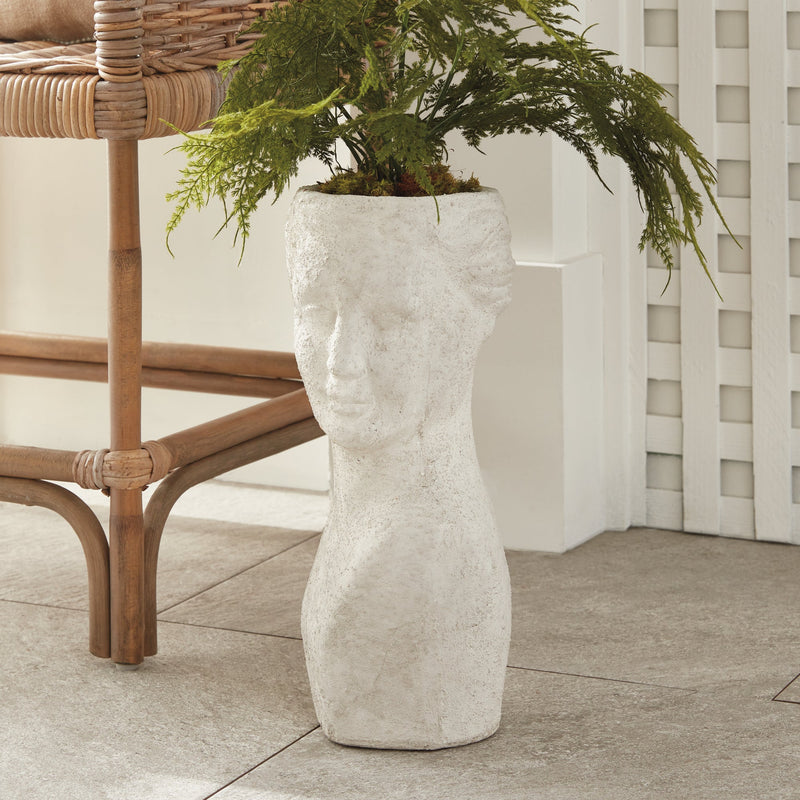 "Weathered Garden Female Bust Planter by NAPA Home & Garden"