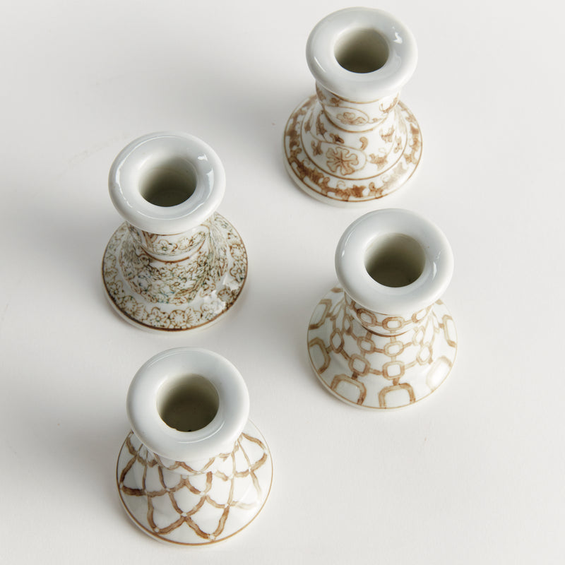 PROVINCE MINI TAPER HOLDERS, SET OF 4