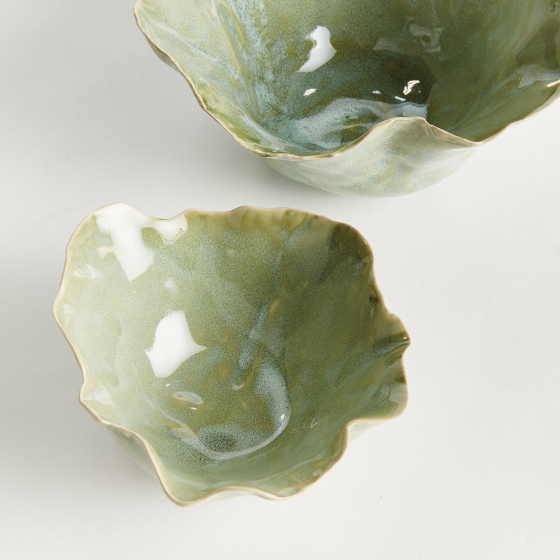 MORGAN DECORATIVE BOWLS, SET OF 2