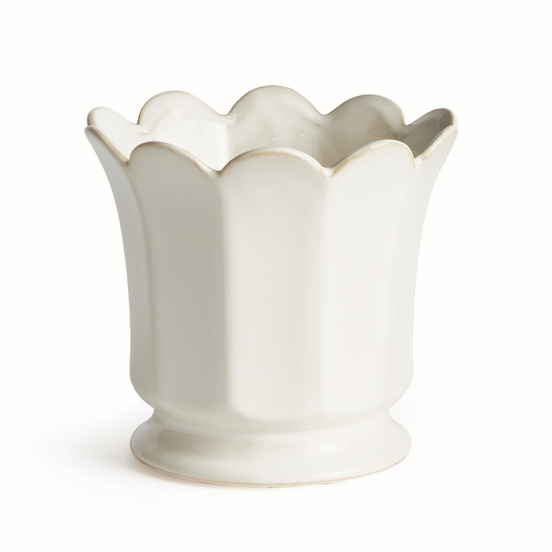 NAPA Home & Garden, MALINE FOOTED  POT SMALL,N5NG36WH
