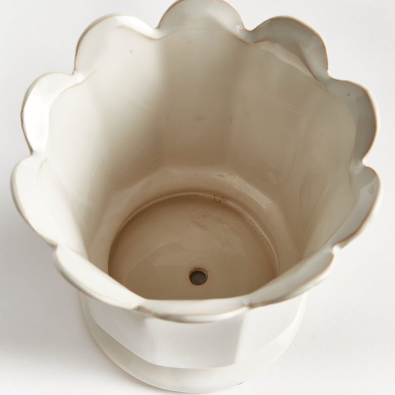 NAPA Home & Garden, MALINE FOOTED  POT LARGE,N5NG37WH