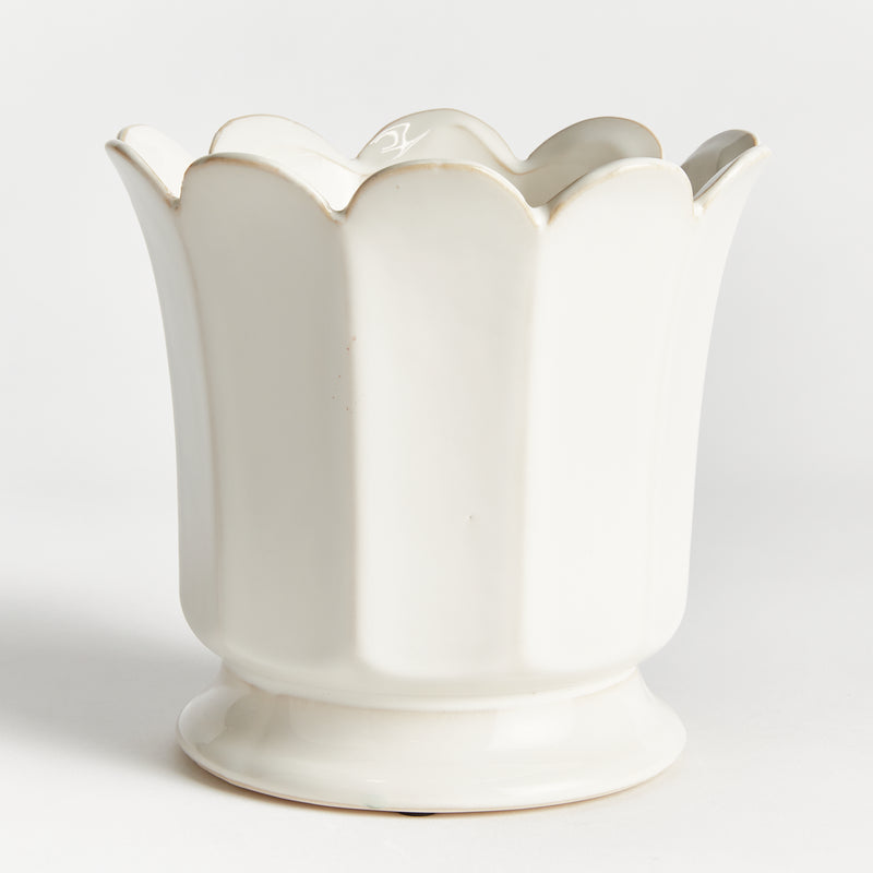 NAPA Home & Garden, MALINE FOOTED  POT LARGE,N5NG37WH