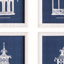 TRADITIONAL PAGODA STUDY, SET OF 4