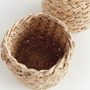 NAPA Home & Garden, ABACA FRENCH BRAID STORAGE BASKETS, SET OF 2