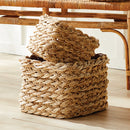 NAPA Home & Garden, ABACA FRENCH BRAID STORAGE BASKETS, SET OF 2