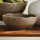 NAPA Home & Garden, Burma Rattan Scalloped Edge Bowl Collection
