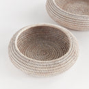 NAPA Home & Garden, BURMA RATTAN SHALLOW DISPLAY BOWLS, SET OF 2,N5TN09WH