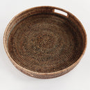NAPA Home & Garden, BURMA RATTAN ROUND SERVING TRAY
