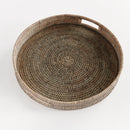NAPA Home & Garden, BURMA RATTAN ROUND SERVING TRAY
