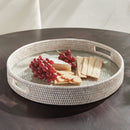 NAPA Home & Garden, BURMA RATTAN ROUND SERVING TRAY