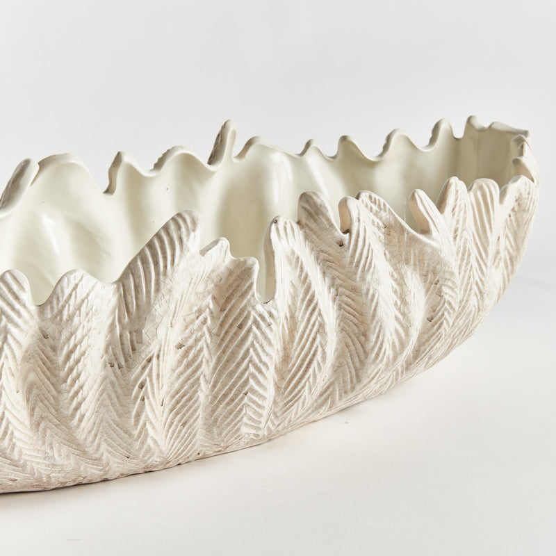 NAPA Home & Garden, WINSLOW DECORATIVE OVAL BOWL,N5UG22GY