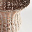 CHESAPEAKE RATTAN FOOTED URN COLLECTION
