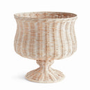 CHESAPEAKE RATTAN FOOTED URN COLLECTION
