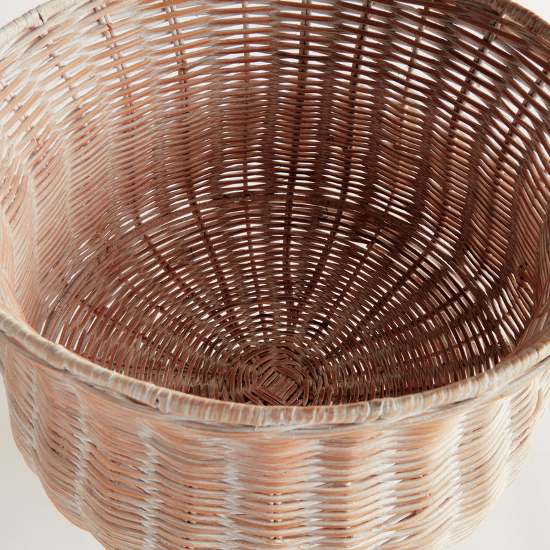 CHESAPEAKE RATTAN FOOTED URN COLLECTION