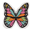 Pollinator Garden Napkin Paper Butterfly Shaped Cocktail Napkin, 20 Count