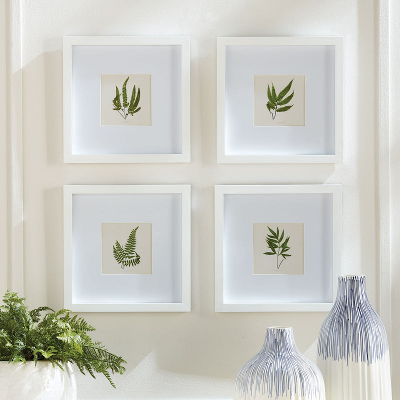 Napa Home Collection-Wall Art, Forest Greenery Petite Prints, Set of 4