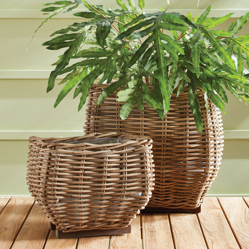 NAPA Home & Garden, SYLVIE SQUARE TAPER BASKET LARGE,NNV429