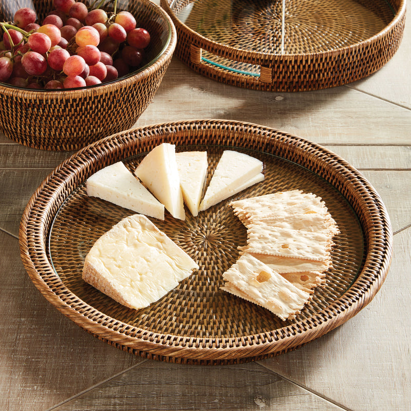 NAPA Home & Garden, BURMA RATTAN SERVING PLATTER,NTN252BR