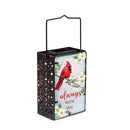 Memorial Outdoor Lamps & Lighting, Cardinal Mini Glass Solar Lantern, Asst of 2