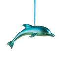 Iridescent Blue Dolphin Orn