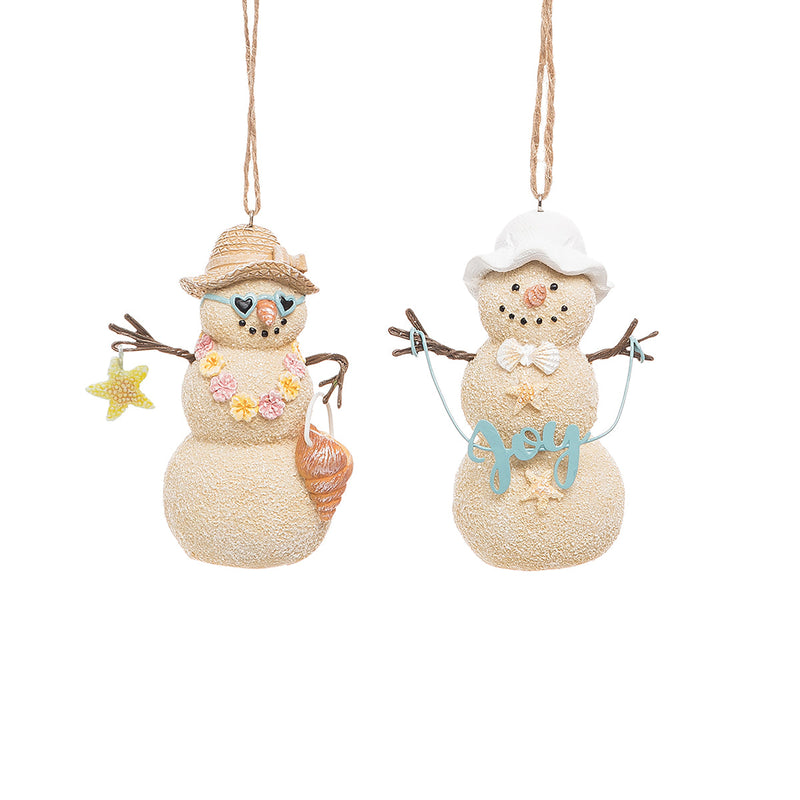 Sandy Snowman Orn A/2
