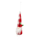 Fabric Holiday Gnome Ornament, 2 Asst, 6 of each, 12 Piece Total in Wooden Tray