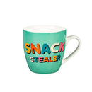 Mommy and Me Ceramic Cup Giftset, 17oz. & 7oz., Snack Dealer/Snack Stealer