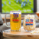 New York Giants, Stemless 17OZ Wine & Beer 16 OZ  Gift Set