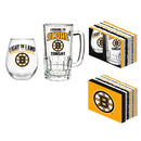 Stemless 17OZ Glass & Tankard 16OZ Gift Set, Boston Bruins