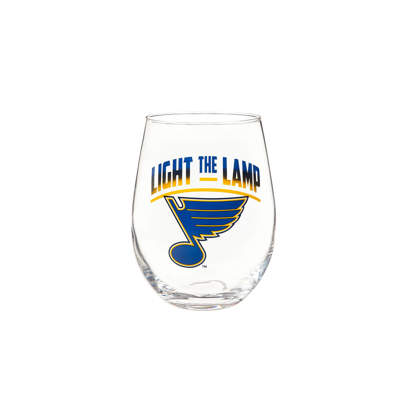 Stemless 17OZ Glass & Tankard 16OZ Gift Set, St Louis Blues