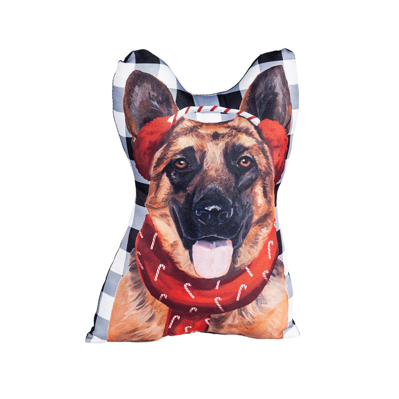 Holiday Dog Mini Pillows, including 6 styles, 3 of each, 18 Piece Total