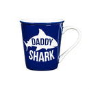Daddy and Me Ceramic Cup Gift Set, 16 OZ and 8 OZ, Daddy Shark/Baby Shark