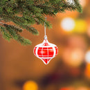 7.5' Tree with 250 LED Lights and 140 Ornaments and Storage Bag, Classic Cardinal