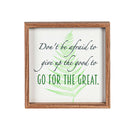 10" H x 10" L Inpirational Wall Art, Asst of 4