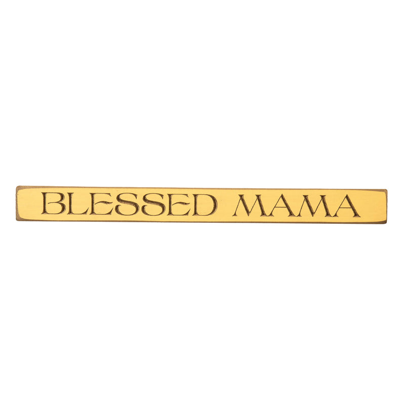 18" Wood Tabletop Sign, Blessed Mama